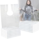 Pelerine albe pentru vopsit / tuns 50 bucati, 90 x 130 cm, art PELJ 90x130